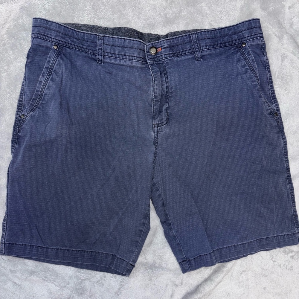 Weatherproof Blue Flat Front Shorts Versatile Summer Essential